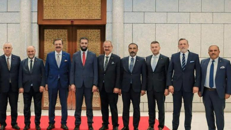 KONUKOĞLU VE YILDIRIM, SURİYE EKONOMİK İŞ BİRLİĞİ GÖRÜŞMELERİNE KATILDI