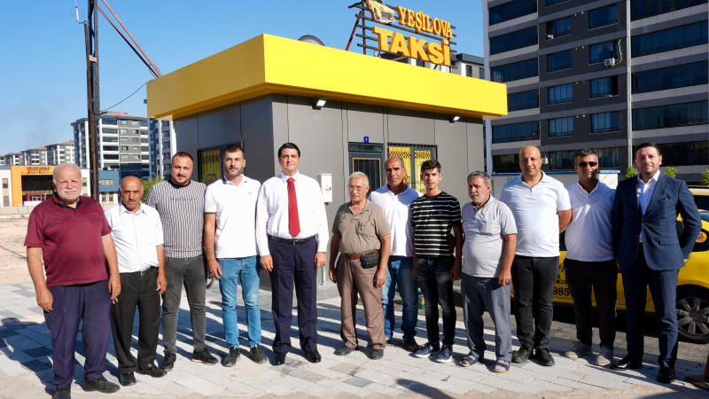BAŞKAN YILMAZ’DAN TAKSİCİ ESNAFINA ZİYARET