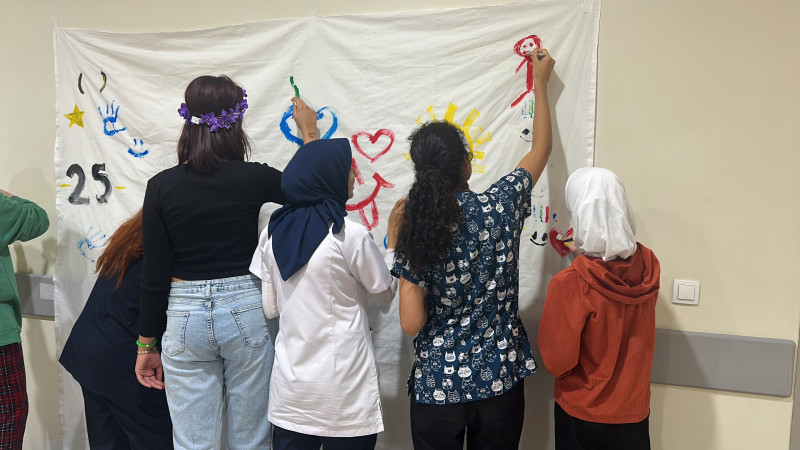 GAÜN Hastanesi Çocuk ve Ergen Psikiyatri Kliniği’nde sanatla terapi