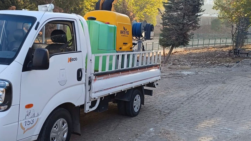 Şanlıurfa Büyükşehir’den aralıksız ilaçlama çalışması