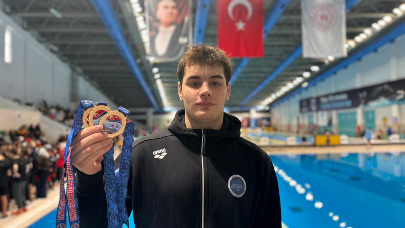 BÜYÜKŞEHİR’İN MİLLİ SPORCUSU KAAN EFE KAYA’DAN ÜÇ ALTIN MADALYA