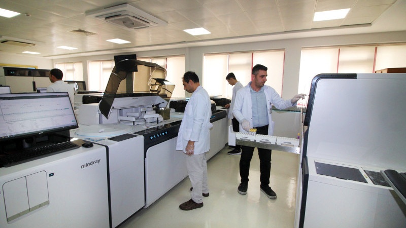 GAÜN Hastanesi Laboratuvarında yeni sistem hizmete girdi