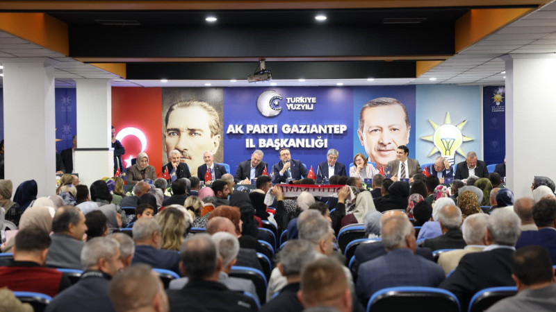 AK PARTİ GAZİANTEP TEŞKİLATI, EKİM AYI DANIŞMA MECLİSİNDE BİR ARAYA GELDİ