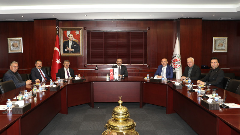 Esnaf temsilcilerinden GTO Başkanı Yıldırım’a ziyaret