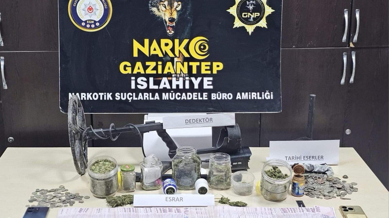 Uyuşturucu ve tarihi eser operasyonu