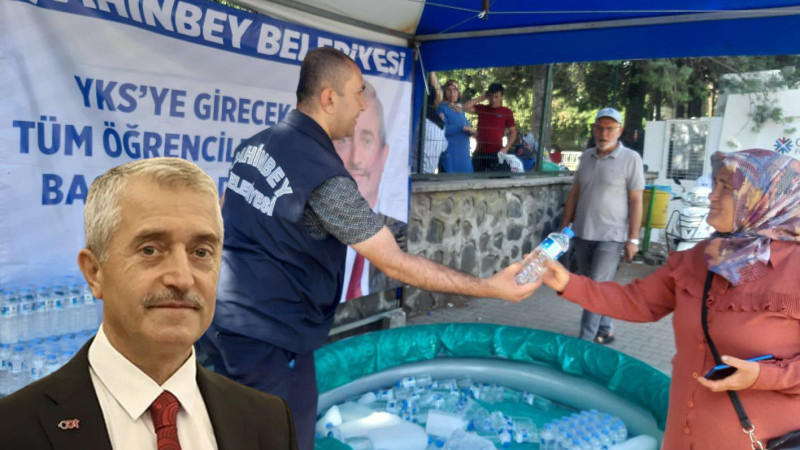 Şahinbey Belediyesi’nden su ikramı