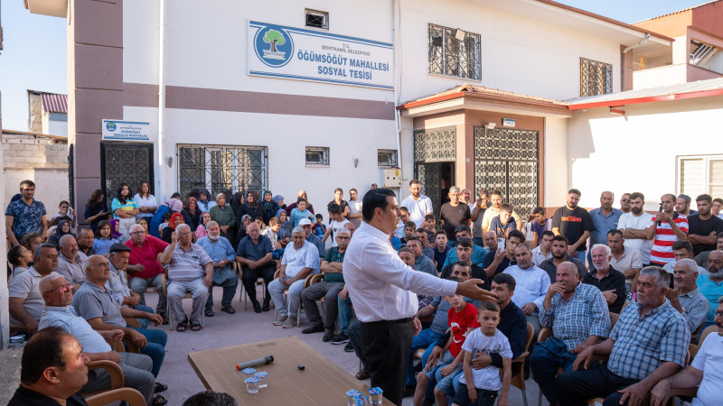 ÖĞÜMSÖĞÜT SAKİNLERİNDEN YILMAZ’A YOĞUN İLGİ