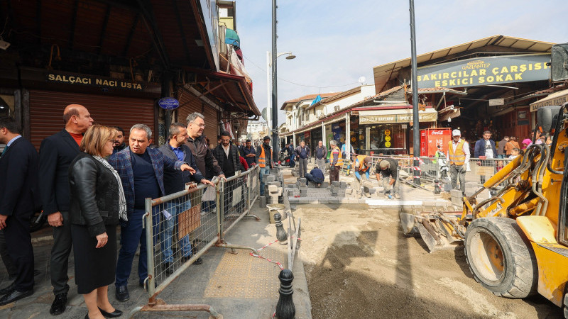 Başkan Şahin çalışmaları inceledi