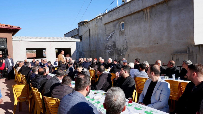 Başkan Yılmaz halkın içinde