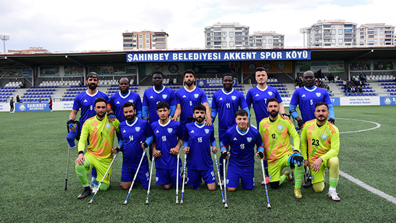 Şahinbey Ampute evinde kazandı