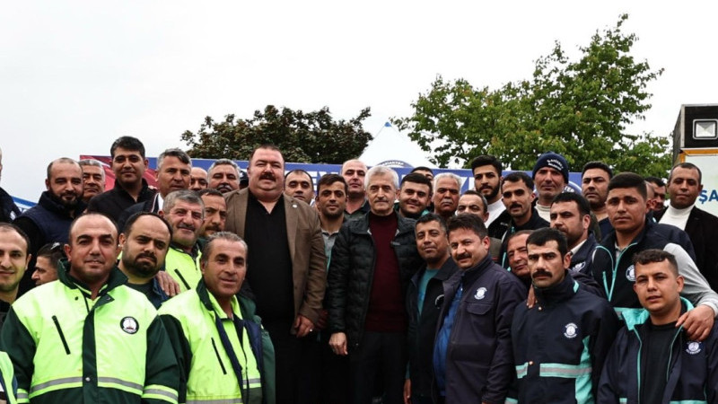 BAŞKAN HOŞAF’TAN BAŞKAN TAHMAZOĞLU’NA TEŞEKKÜR