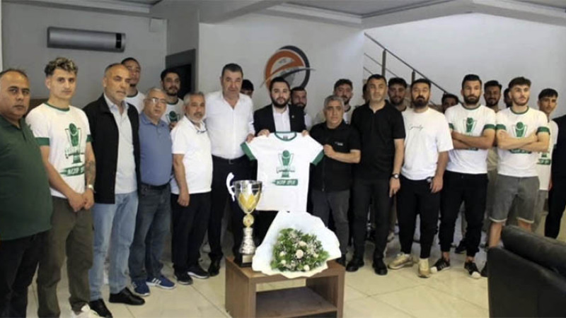 Nizipspor, Şampiyonluk kupasıyla Erim Arıkan’ı ziyaret etti