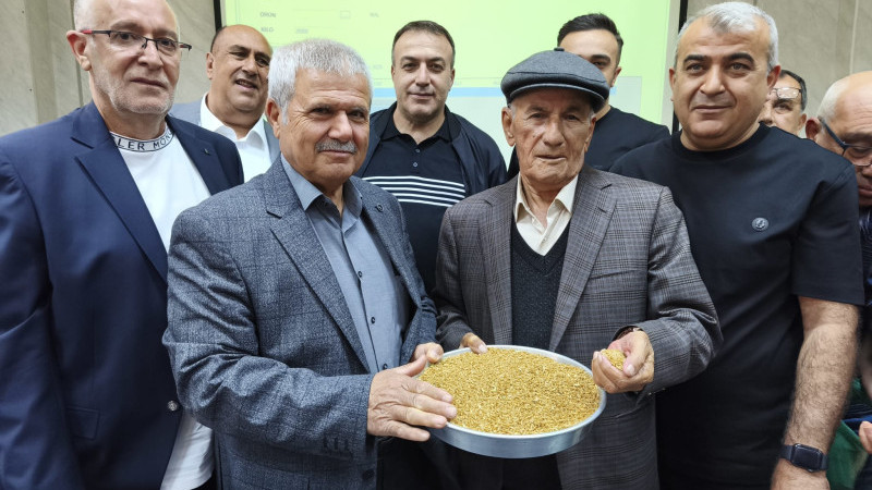 YILIN İLK BUĞDAYI GTB'DE İŞLEM GÖRDÜ
