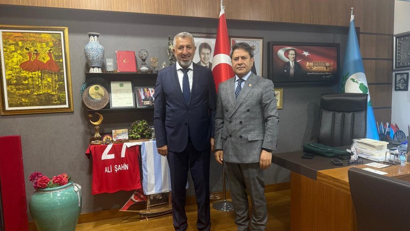 Başkan Güzel’den Ali Şahin’e ziyaret