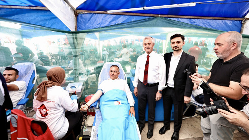 Kan bağışına yoğun ilgi