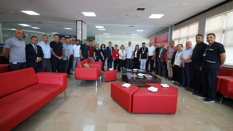 GAÜN HASTANESİ’NDE BAYRAMLAŞMA TÖRENİ