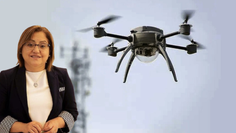 Yangınla mücadelede termal drone devriyesi