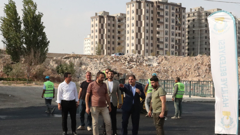 BAŞKAN CANPOLAT ÇALIŞMALARI YERİNDE İNCELEDİ