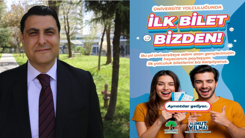 Üniversite yolculuğunda ilk bilet Şehitkamil Belediyesi’nden