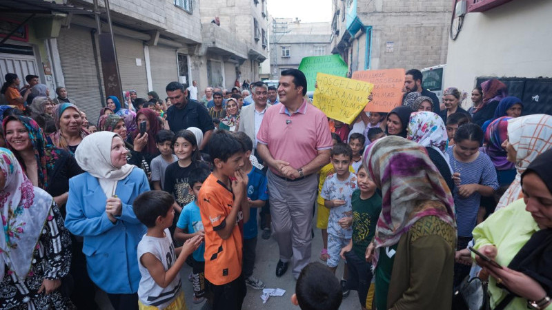 BAŞKAN YILMAZ'A YOĞUN İLGİ
