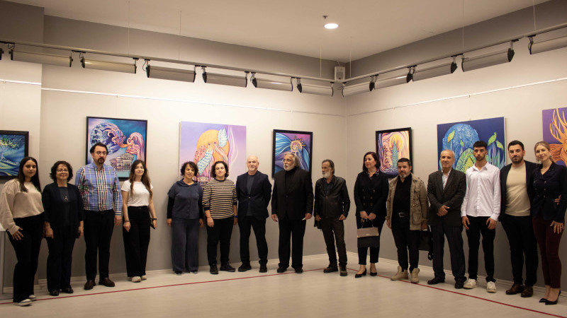 RESSAM SEZGİN YÜKSEL SANKO SANAT GALERİSİ’NDE SERGİ AÇTI