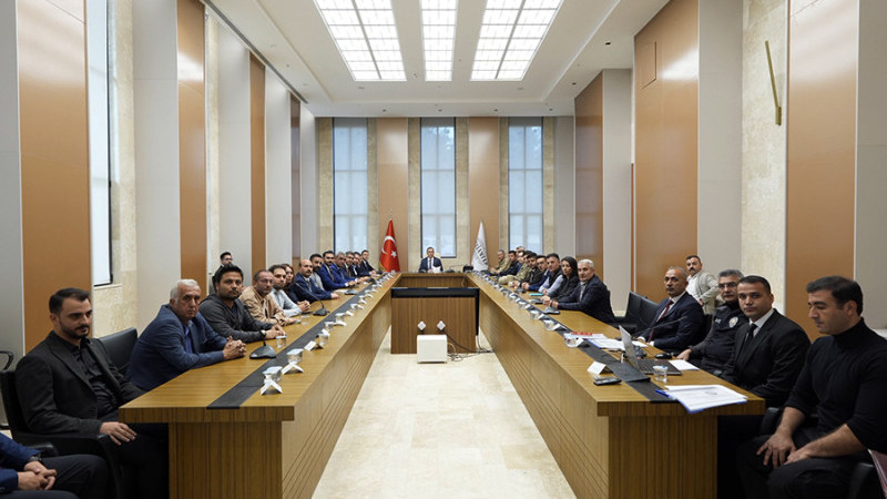 Spor güvenliği toplantısı yapıldı