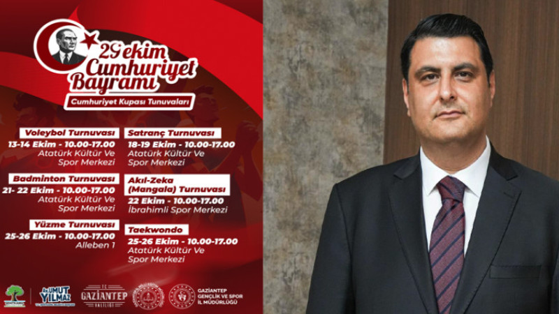 ŞEHİTKAMİL’DE 29 EKİM CUMHURİYET BAYRAMI COŞKUSU SPORLA BAŞLIYOR