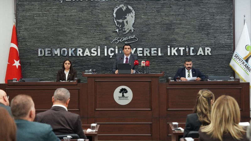 ŞEHİTKAMİL BELEDİYESİ KASIM AYI MECLİS TOPLANTISI TAMAMLANDI