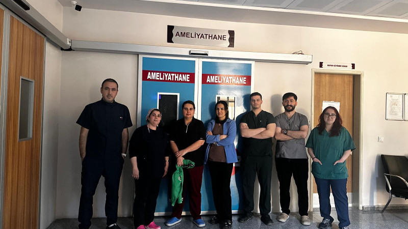 Kapalı yöntemle sarkma ameliyatı başarıyla yapıldı