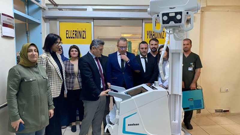 Yerli ve milli mobil dijital röntgen cihazı Gaziantep’te hizmete başladı