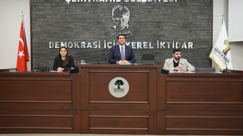 ŞEHİTKAMİL BELEDİYESİ OCAK AYI MECLİS TOPLANTISI TAMAMLANDI
