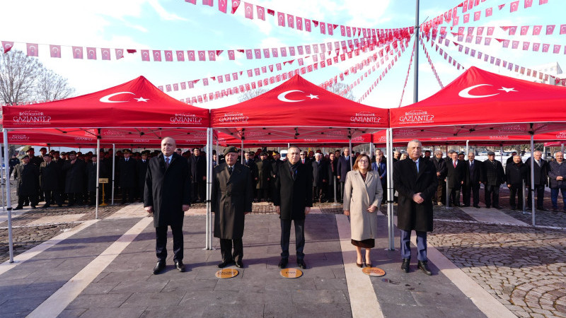 Atatürk’ün Gaziantep’e gelişinin 93. yıl dönümü kutlandı