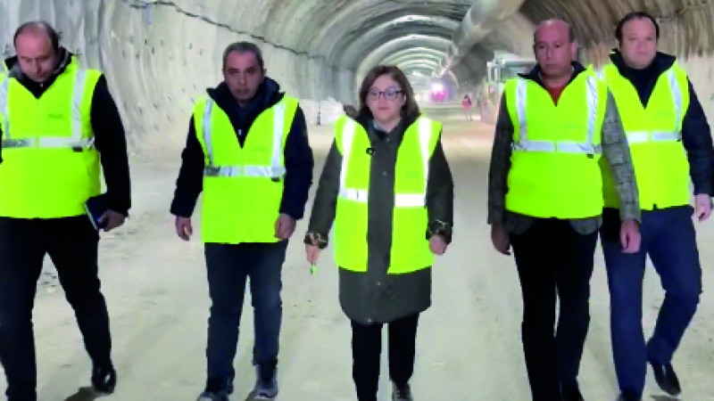 Dülük Tüneli Projesi hızla ilerliyor