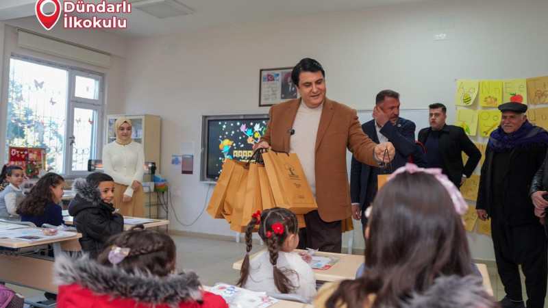 Başkan Yılmaz karne heyecanına ortak oldu