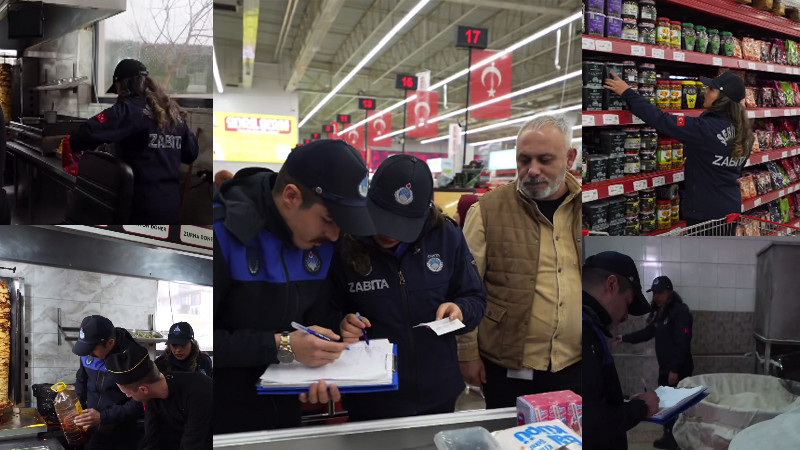 Şehitkamil Belediyesi denetimlerini sürdürüyor