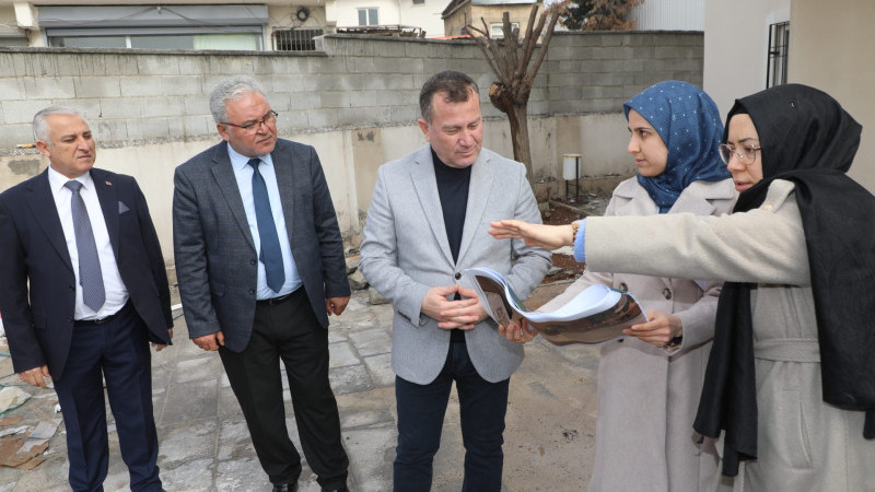 Başkan Doğan, Nizip’teki projeleri yerinde inceledi