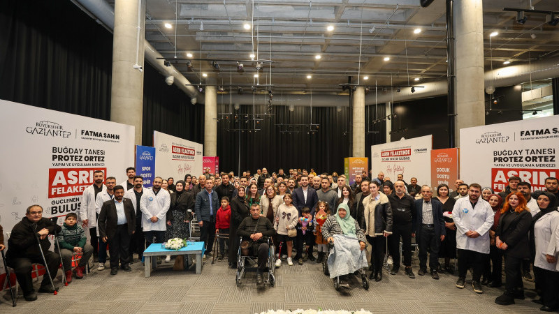 ASRIN FELAKETİNDE GÜÇLENEN HAYATLAR GAZİANTEP’TE BULUŞTU