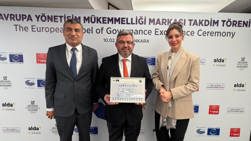 BÜYÜKŞEHİR’E AVRUPA’DAN YÖNETİŞİM ÖDÜLÜ
