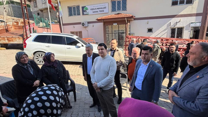 BAŞKAN UMUT YILMAZ’DAN BİR GÜNDE 9 MAHALLEYE ZİYARET