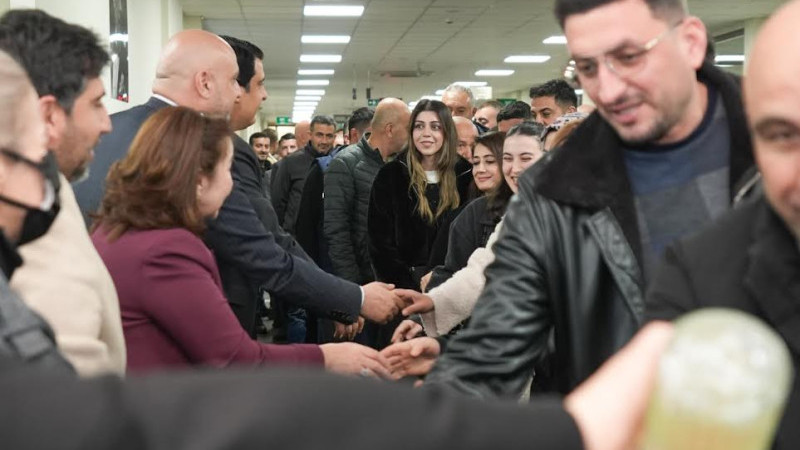 BAŞKAN YILMAZ, BELEDİYE ÇALIŞANLARIYLA BAYRAMLAŞTI