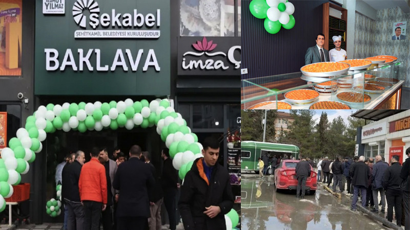 ŞEKABEL BAKLAVA’YA YOĞUN İLGİ
