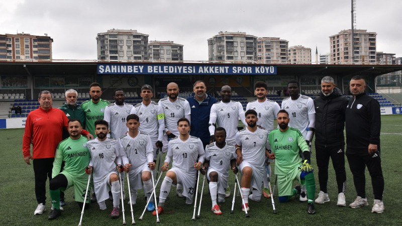 ŞAHİNBEY AMPUTE’DEN GOL ŞOV: 5-0