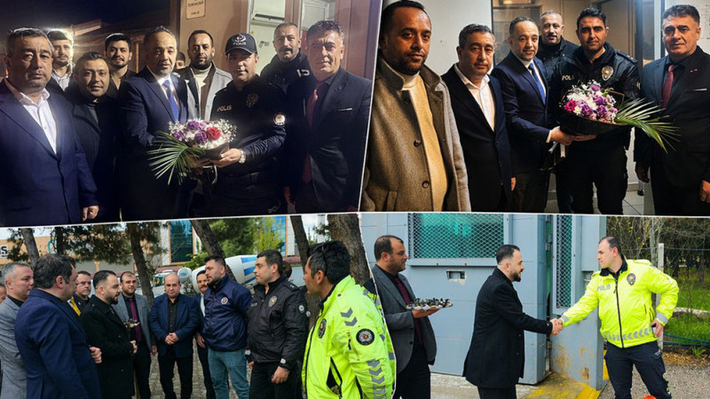 Anahtar Parti’den Polis Haftası’nda anlamlı ziyaretler