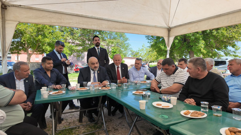 İYİ Parti Heyeti üreticilerle buluştu