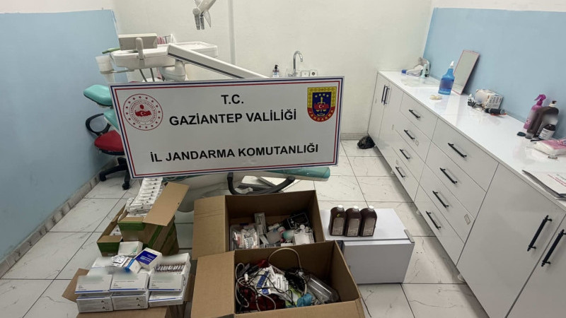 Ruhsatsız diş kliniğine operasyon