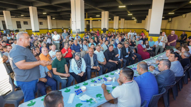 BAŞKAN YILMAZ, KUZEYŞEHİR’DE VATANDAŞLARLA BULUŞTU