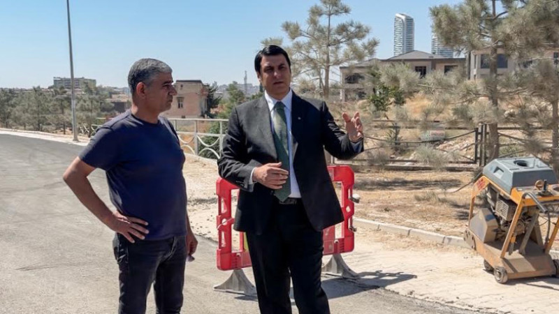 BAŞKAN YILMAZ, ÇALIŞMALARI YERİNDE İNCELEDİ
