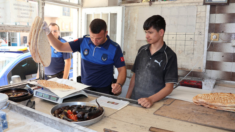 HALİLİYE ZABITASI'NDAN PİDE VE LAHMACUN FIRINLARINA SIKI DENETİM