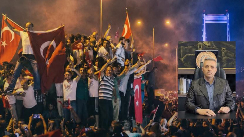 Eğitim-Bir-Sen Gaziantep Şube Başkanı Hulusi Gürbüz'den 15 Temmuz Mesajı