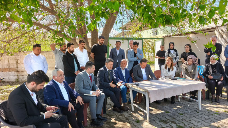 ALİ ŞAHİN: “ÇİFTÇİYE 132 MİLYON TL ACİL DESTEK”